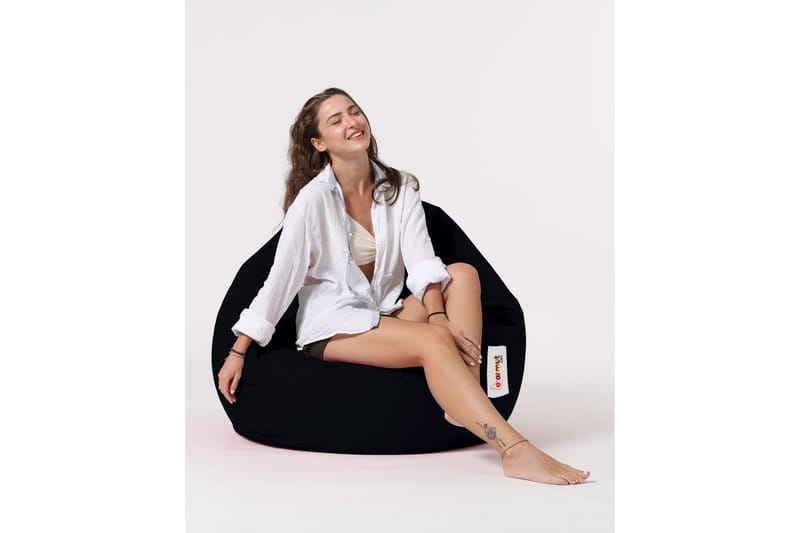 Saccosekker utendørs Hunny saccosekk utendørs 115 cm Svart - Hagemøbler - Stoler & Lenestoler - Sittesekker utendørs