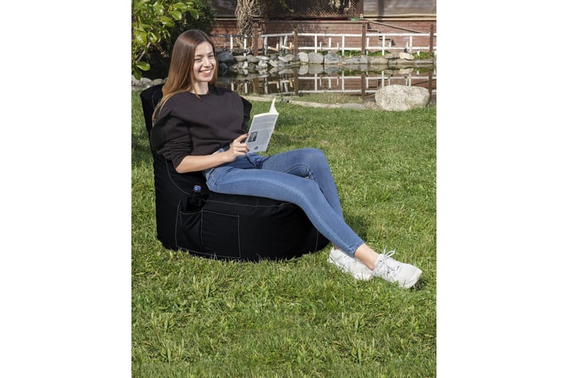 Saccosekker utendørs Vikki saccosekk utendørs 70 cm Svart - Hagemøbler - Stoler & Lenestoler - Sittesekker utendørs