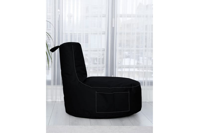 Saccosekker utendørs Vikki saccosekk utendørs 70 cm Svart - Hagemøbler - Stoler & Lenestoler - Sittesekker utendørs