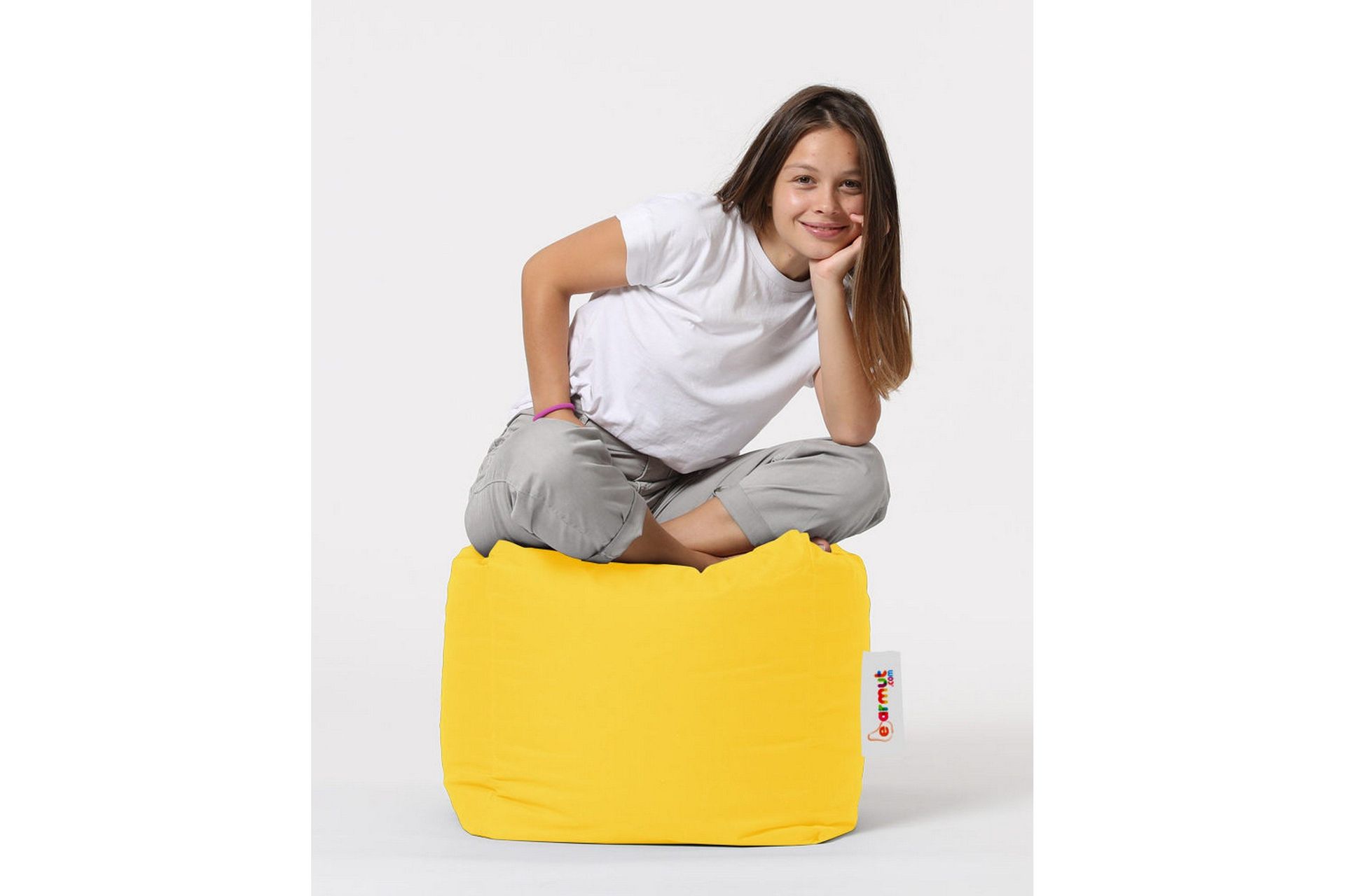 Sittsäck Utomhus Gul -