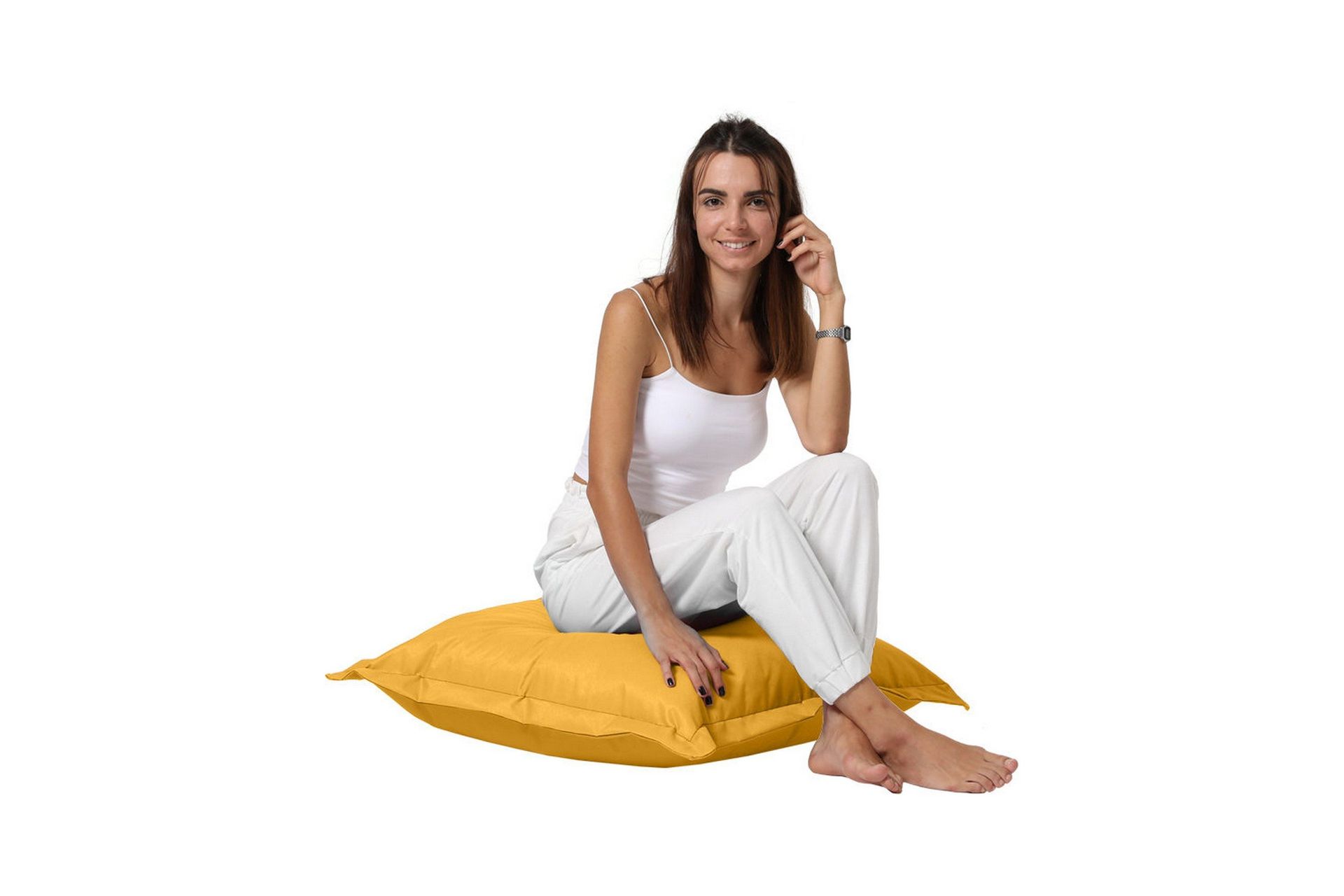 Sittsäck Utomhus Gul -
