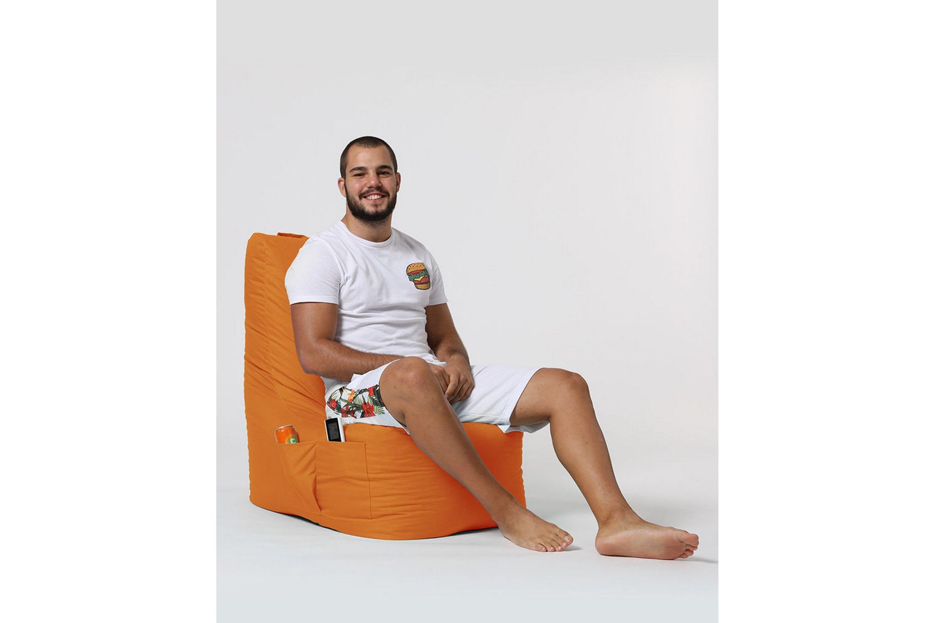 Sittsäck Utomhus Orange -