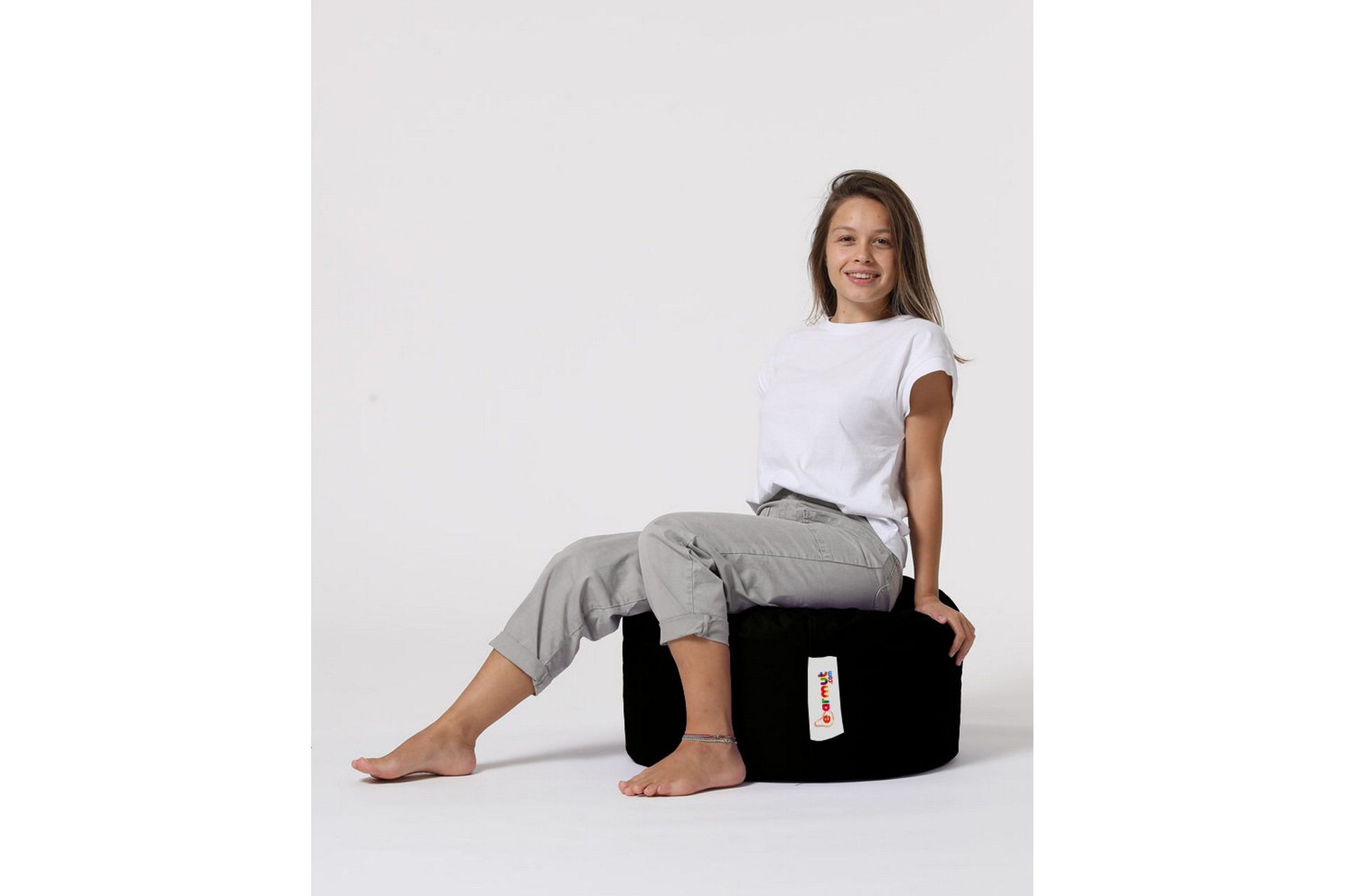 Sittsäck Utomhus Svart -