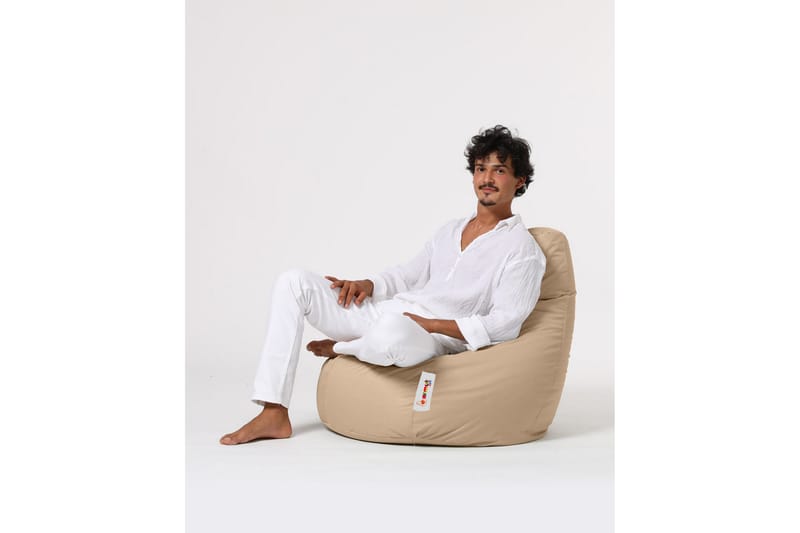 Vinna Sittesekk Utendørs 80 cm - Beige - Hagemøbler - Stoler & Lenestoler - Sittesekker utendørs