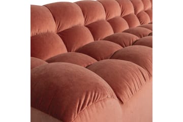 Sjeselong Allure - Vasket fløyelsrosa, Høyre - Møbler - Sofaer - Hjørnesofa