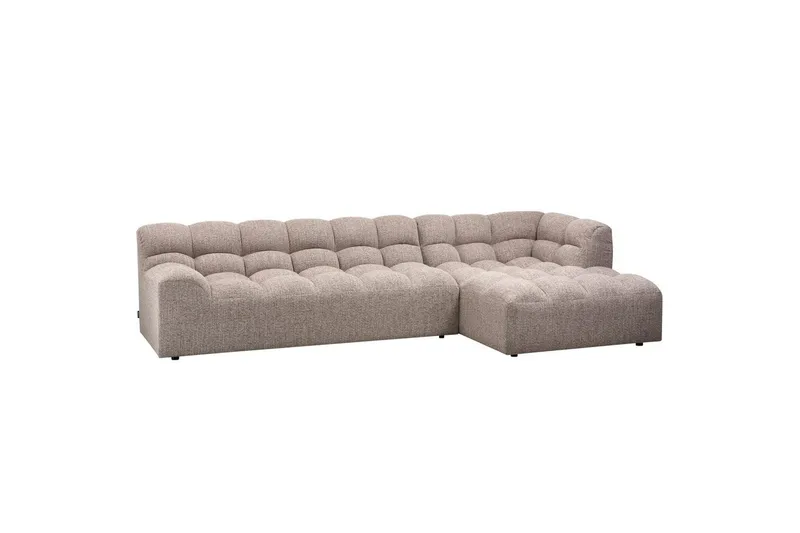 Sjeselong Allure - Vevd brun melange, Høyre - Møbler - Sofaer - Hjørnesofa