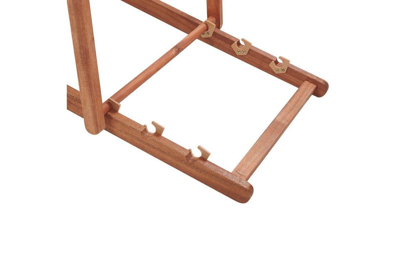 Solseng 2 erstatningstekstiler Anzio - Hvit, mørkt treverk, flerfarget - Hagemøbler - Stoler & Lenestoler - Solstoler