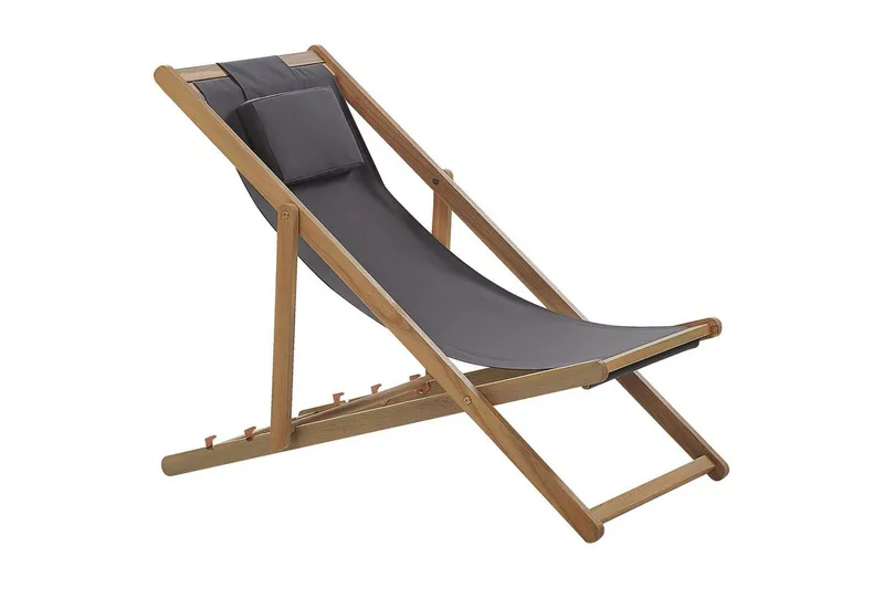 Solseng 2 erstatningstekstiler Avellino - Grå, lyst tre, flerfarget - Hagemøbler - Stoler & Lenestoler - Solstoler