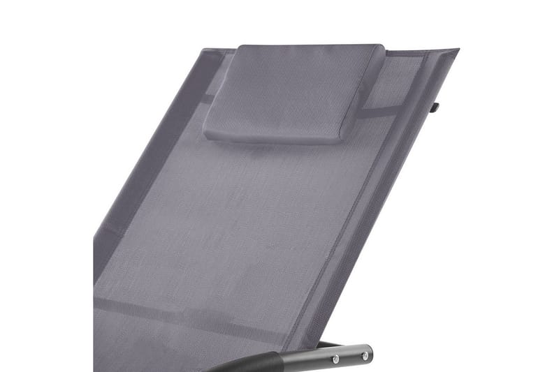 Solseng Carano II - Grå, svart - Hagemøbler - Stoler & Lenestoler - Solseng & solvogner