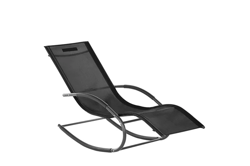 Solseng Carano II - Svart - Hagemøbler - Stoler & Lenestoler - Solseng & solvogner