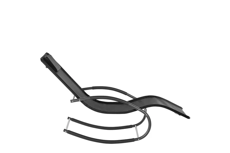 Solseng Carano II - Svart - Hagemøbler - Stoler & Lenestoler - Solseng & solvogner