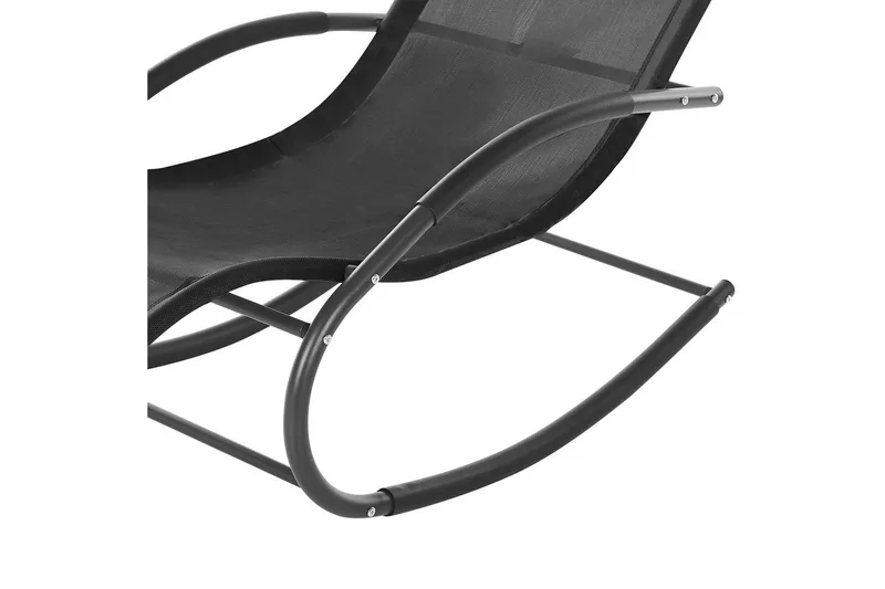 Solseng Carano II - Svart - Hagemøbler - Stoler & Lenestoler - Solseng & solvogner