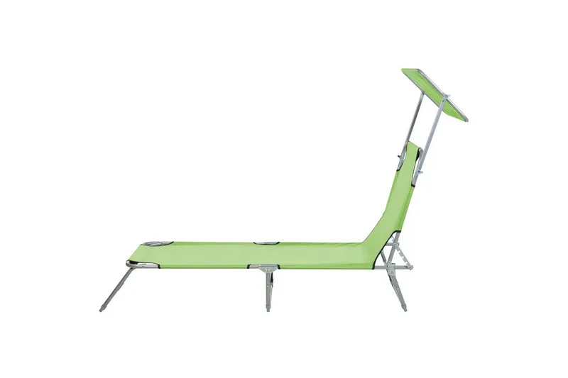 Solseng Foligno - Grønn, Sølv - Hagemøbler - Stoler & Lenestoler - Solseng & solvogner