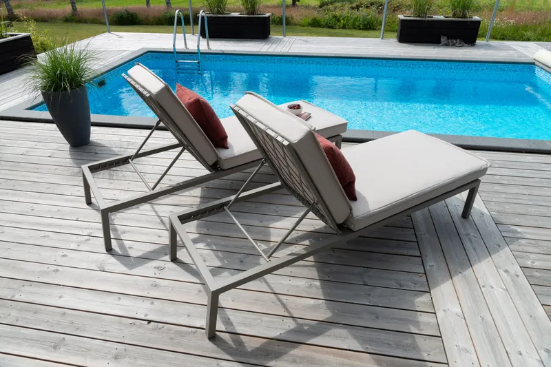 Solseng Hillerstorp Jet Set - Beige - Hagemøbler - Stoler & Lenestoler - Solseng & solvogner