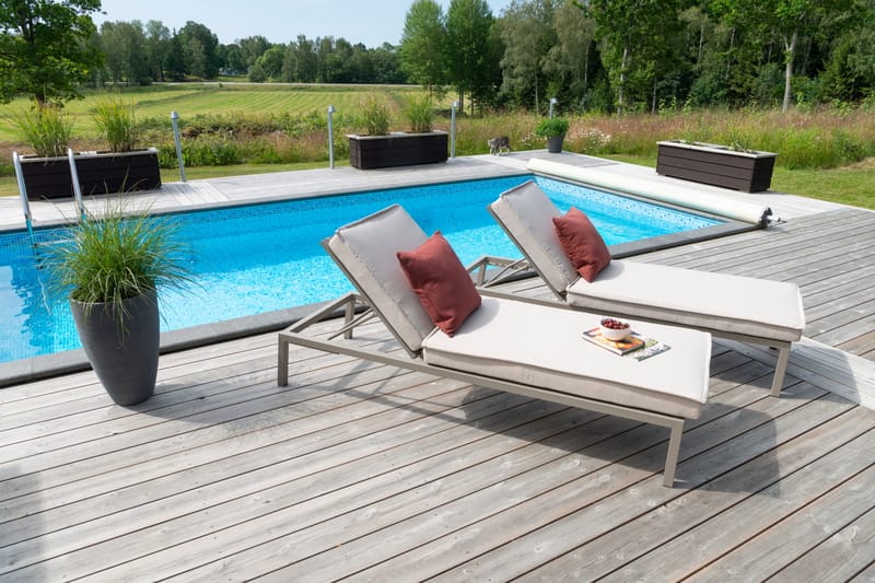 Solseng Hillerstorp Jet Set - Beige - Hagemøbler - Stoler & Lenestoler - Solseng & solvogner