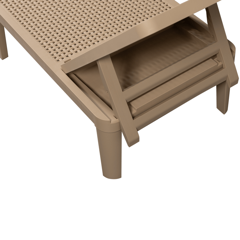 Solseng Jinte utendørs - Sand - Hagemøbler - Stoler & Lenestoler - Solseng & solvogner