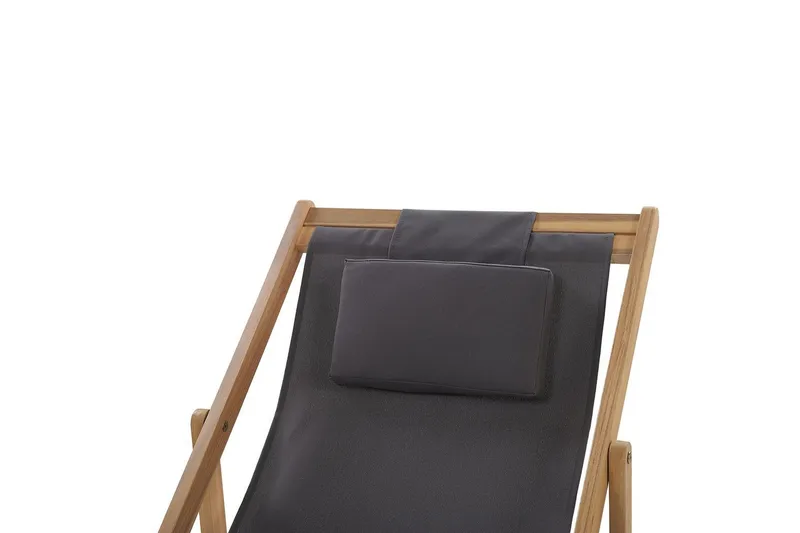 Solseng sett med 2 Avellino - Grå, lyst tre, flerfarget - Hagemøbler - Stoler & Lenestoler - Solstoler