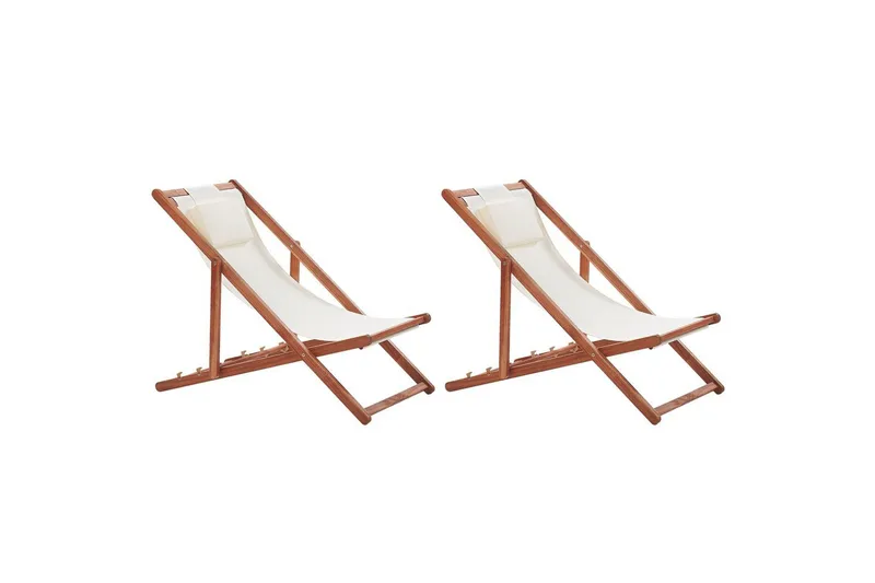 Solseng sett med 2 Avellino, Hvit, mørkt treverk, flerfarget