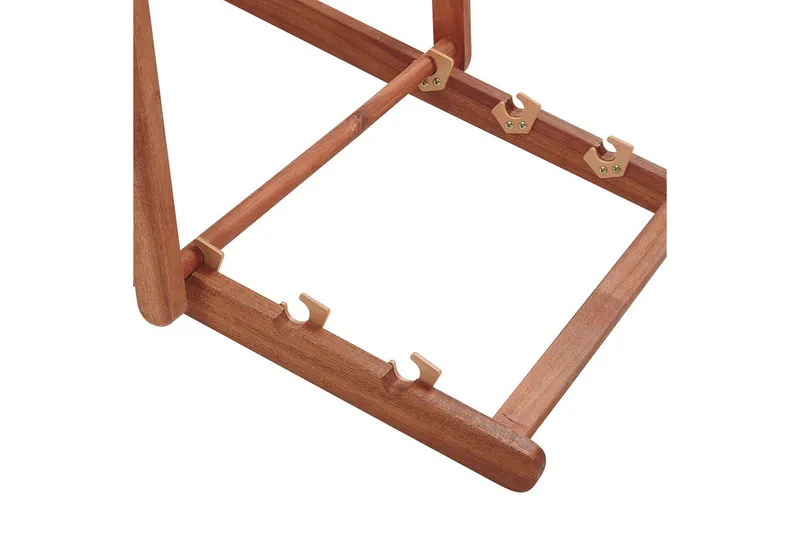 Solseng sett med 2 Avellino - Hvit, mørkt treverk, flerfarget - Hagemøbler - Stoler & Lenestoler - Solstoler