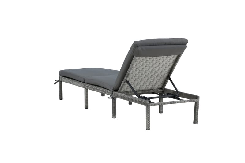 Bilbao Solseng med Pute - Grå - Hagemøbler - Stoler & Lenestoler - Solseng & solvogner