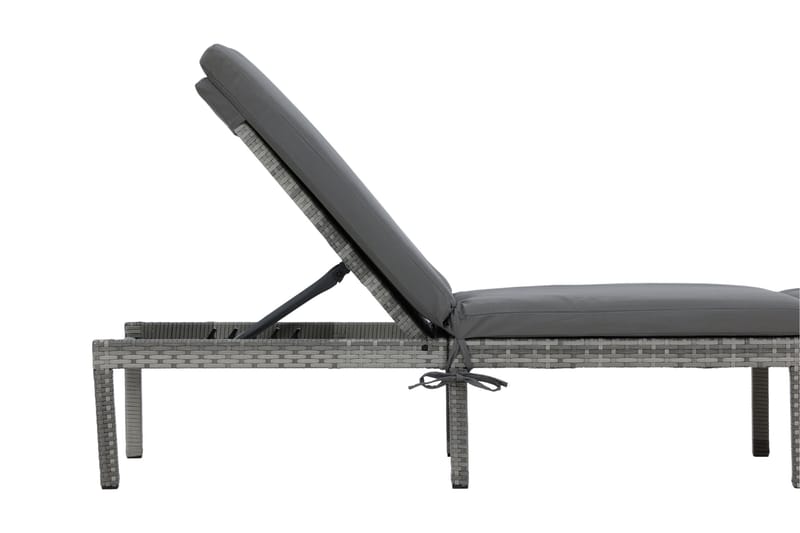 Bilbao Solseng med Pute - Grå - Hagemøbler - Stoler & Lenestoler - Solseng & solvogner
