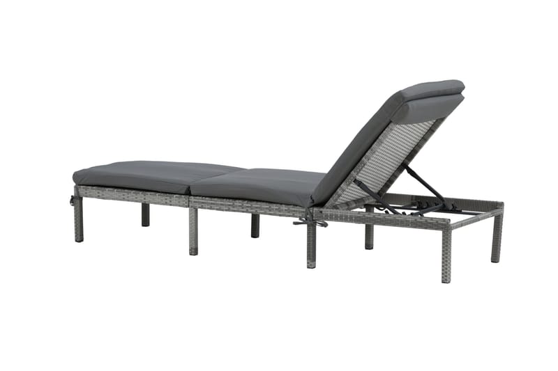 Bilbao Solseng med Pute - Grå - Hagemøbler - Stoler & Lenestoler - Solseng & solvogner