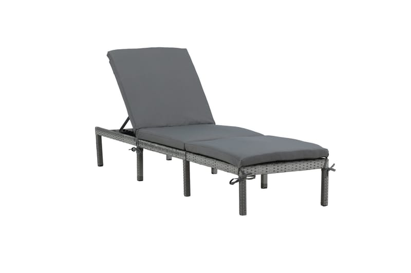 Bilbao Solseng med Pute - Grå - Hagemøbler - Stoler & Lenestoler - Solseng & solvogner