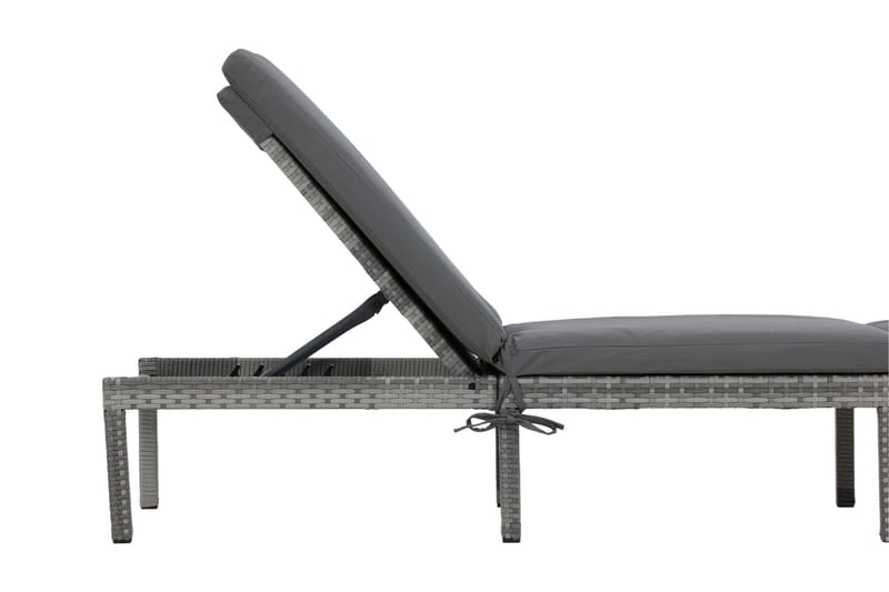 Bilbao Solseng med Pute - Grå - Hagemøbler - Stoler & Lenestoler - Solseng & solvogner