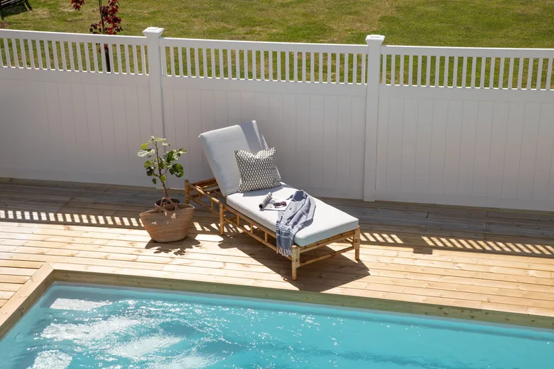 Cane Solseng m Pute - Brun/Lys grå - Hagemøbler - Stoler & Lenestoler - Solseng & solvogner