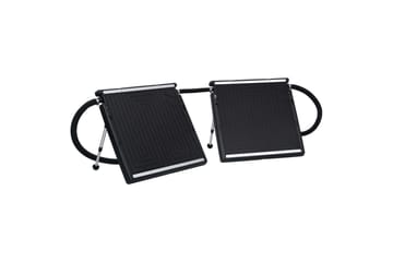 Dobbelt solcellepanel for basseng 150x75 cm - Hagemøbler - Stoler & Lenestoler - Solseng & solvogner