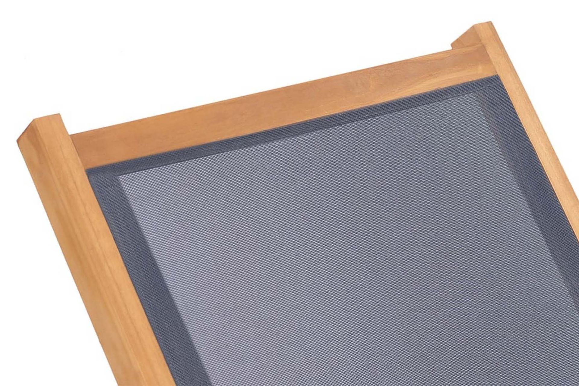 Foldbar solseng med hjul 2 stk heltre teak og textilene - Brun - Hagemøbler - Stoler & Lenestoler - Solseng & solvogner