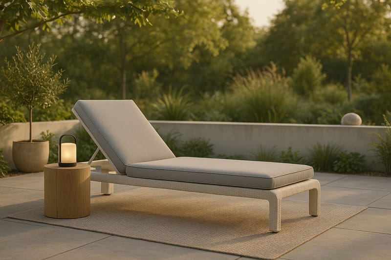 London Solseng - Hvit - Hagemøbler - Stoler & Lenestoler - Solseng & solvogner