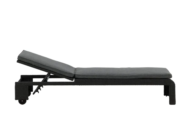 London Solseng Svart - Venture Home - Hagemøbler - Stoler & Lenestoler - Solseng & solvogner