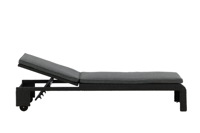 London Solseng Svart - Venture Home - Hagemøbler - Stoler & Lenestoler - Solseng & solvogner