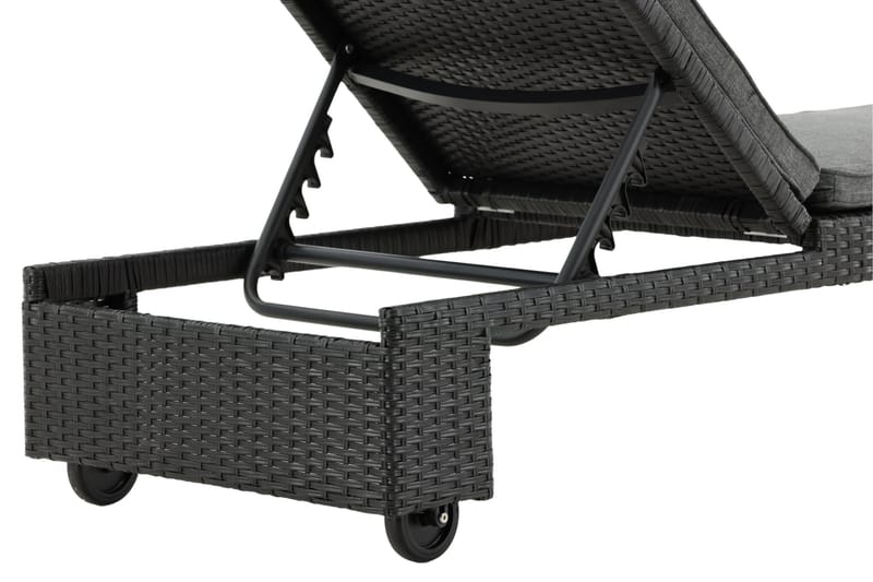 London Solseng Svart - Venture Home - Hagemøbler - Stoler & Lenestoler - Solseng & solvogner