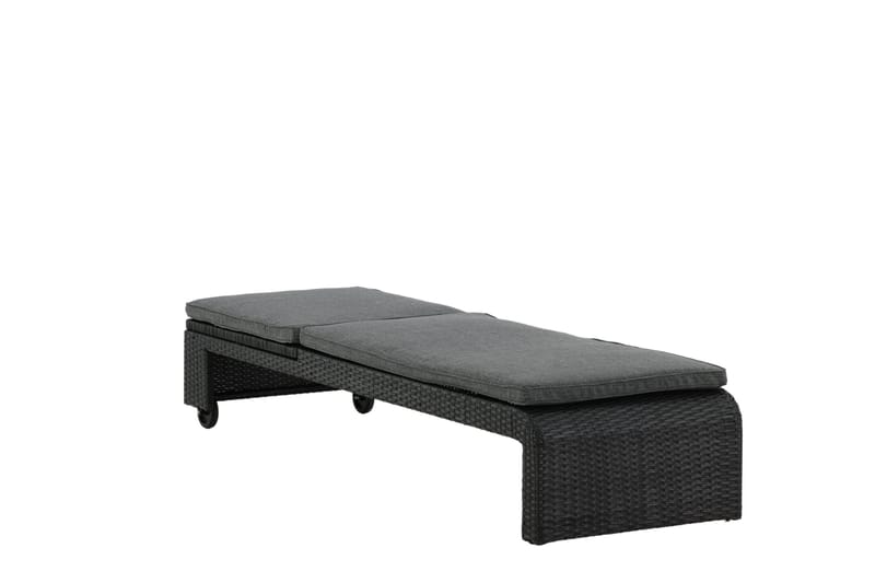 London Solseng Svart - Venture Home - Hagemøbler - Stoler & Lenestoler - Solseng & solvogner