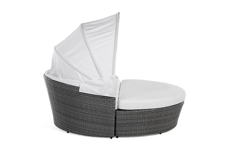 Lu| Solseng 150|158 Cm - Grå - Hagemøbler - Stoler & Lenestoler - Solseng & solvogner