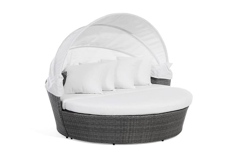 Lu| Solseng 150|158 Cm - Grå - Hagemøbler - Stoler & Lenestoler - Solseng & solvogner