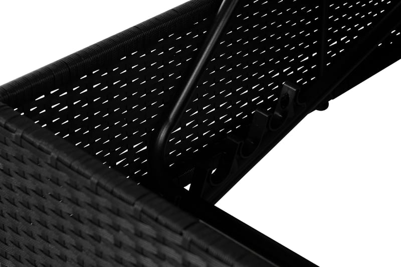 Ochovi Dobbel Solseng Justerbar - Svart/Hvit - Hagemøbler - Stoler & Lenestoler - Solseng & solvogner