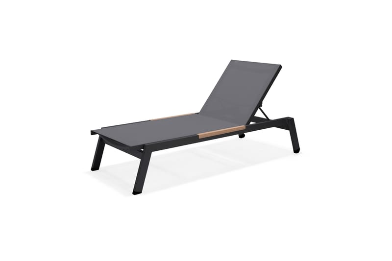 Panama Solstol 176x72 cm Svart - Lifestyle Garden - Hagemøbler - Stoler & Lenestoler - Solseng & solvogner