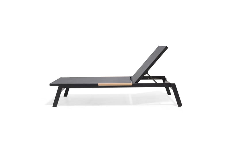 Panama Solstol 176x72 cm Svart - Lifestyle Garden - Hagemøbler - Stoler & Lenestoler - Solseng & solvogner