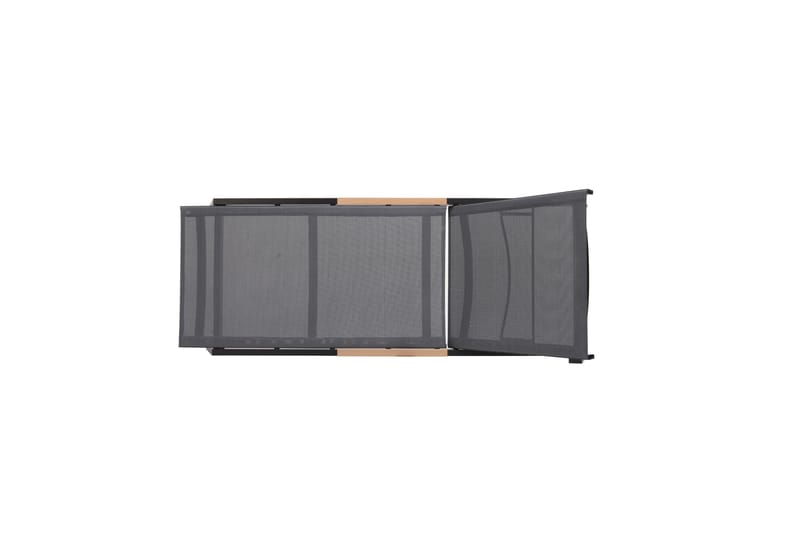 Panama Solstol 176x72 cm Svart - Lifestyle Garden - Hagemøbler - Stoler & Lenestoler - Solseng & solvogner