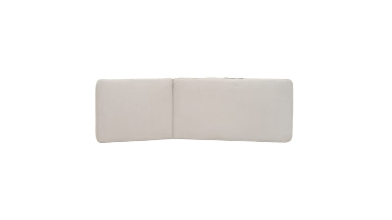 Portals Solseng med Pute 189 cm - Hvit/Tre - Hagemøbler - Stoler & Lenestoler - Solseng & solvogner
