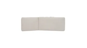 Portals Solseng med Pute 189 cm - Hvit/Tre - Hagemøbler - Stoler & Lenestoler - Solseng & solvogner