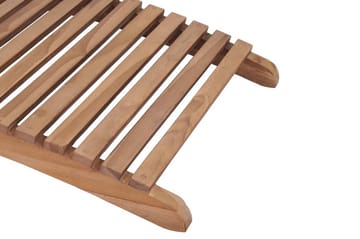 Sammenleggbar solseng heltre teak - Teak - Hagemøbler - Stoler & Lenestoler - Solseng & solvogner
