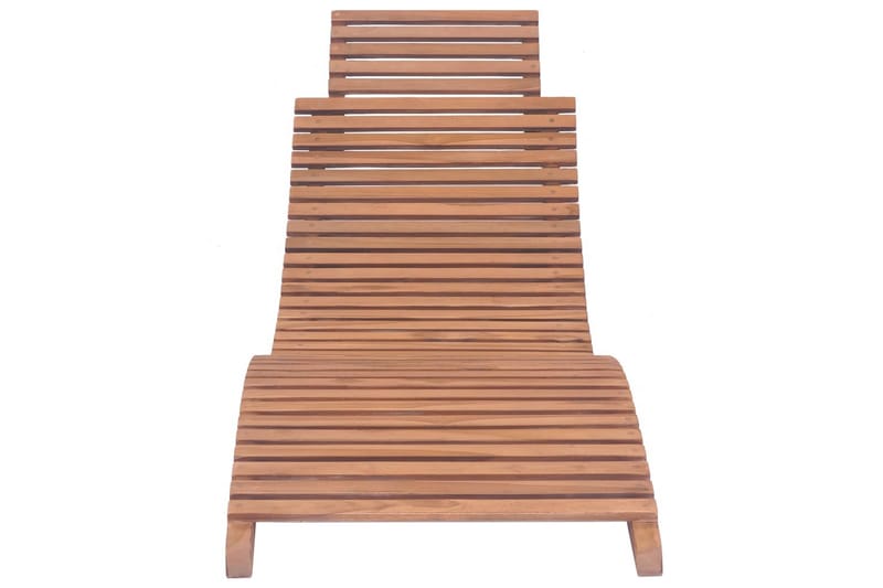 Sammenleggbar solseng heltre teak - Teak - Hagemøbler - Stoler & Lenestoler - Solseng & solvogner