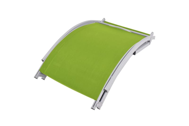Sammenleggbare solsenger 2 stk grønn textilene - Solseng & solvogner