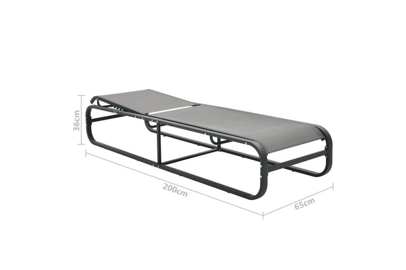 Solseng aluminium & textilene - Hagemøbler - Stoler & Lenestoler - Solseng & solvogner