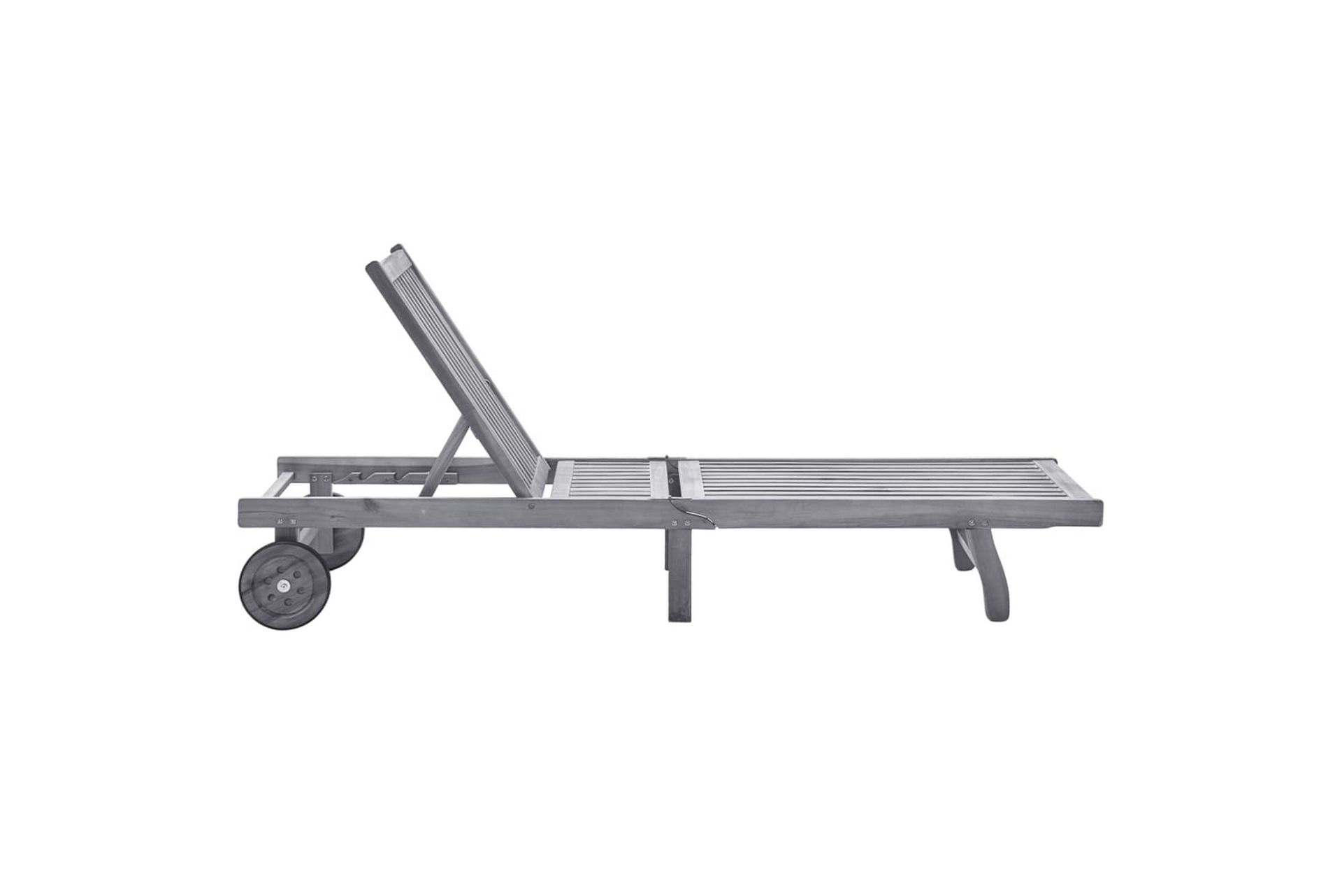 Solseng heltre akasie - Brun - Hagemøbler - Stoler & Lenestoler - Solseng & solvogner