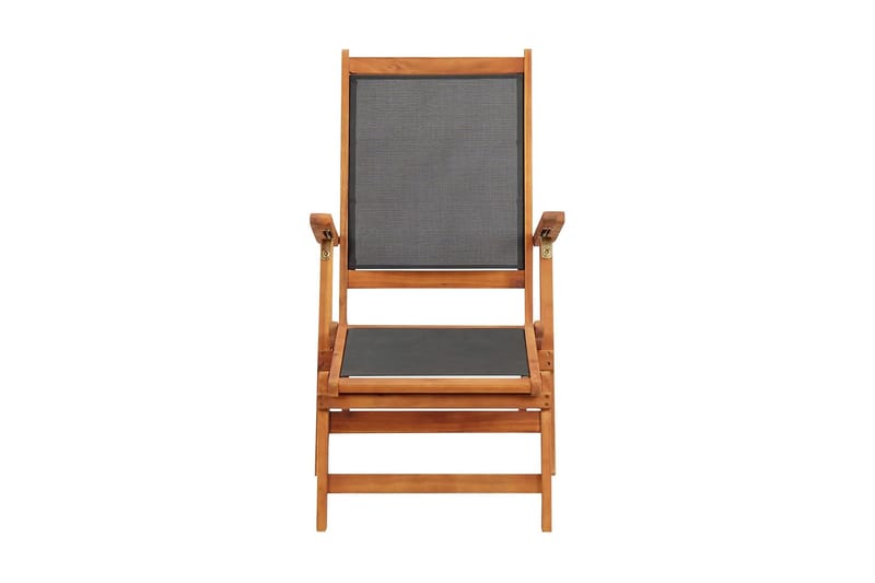 Solseng heltre akasie og textilene - Brun - Hagemøbler - Stoler & Lenestoler - Solseng & solvogner